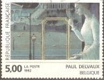 Stamps France -  ARTE  CONTEMPORÀNEO.  EL  REGRESO  DE  ÈFESO,  PAUL  DELVAUX.  BELGICA.