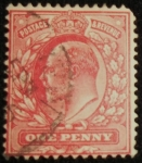 Stamps United Kingdom -  Edward VII