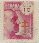 Stamps Spain -  10 céntimos 1940