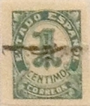 Stamps Spain -  1 céntimo 1940
