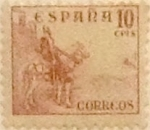 Stamps Spain -  10 céntimos 1940