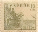 Stamps Spain -  15 céntimos 1940