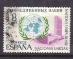 Stamps Spain -  XXv aniv. de LA FUNDACIÓN DE LAS NACIONES UNIDAS