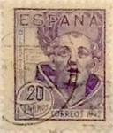 Stamps Spain -  20 céntimos 1942
