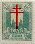 Stamps Spain -  40 céntimos + 10 céntimos 1942