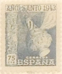 Sellos de Europa - Espa�a -  75 céntimos 1943