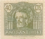 Stamps Spain -  40 céntimos 1943