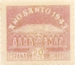 Stamps Spain -  20 céntimos 1943