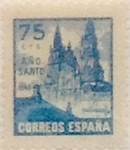 Stamps Spain -  75 céntimos 1943