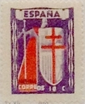 Sellos de Europa - Espa�a -  10 céntimos 1943