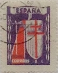 Stamps Spain -  10 céntimos 1943
