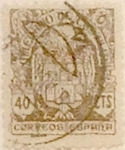 Sellos de Europa - Espa�a -  40 céntimos 1944