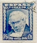 Stamps Spain -  75 céntimos 1946