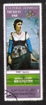 Stamps Yemen -  Agostina, by Corot