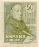 Stamps Spain -  50 céntimos 1947