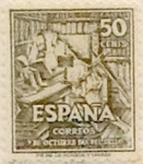 Stamps Spain -  50 céntimos 1947