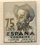 Sellos de Europa - Espa�a -  75 céntimos 1947