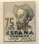 Stamps Spain -  75 céntimos 1947