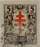 Sellos de Europa - Espa�a -  5 céntimos 1947