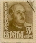 Sellos de Europa - Espa�a -  5 céntimos 1948