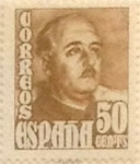 Stamps Spain -  50 céntimos 1948