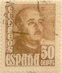 Stamps : Europe : Spain :  50 céntimos 1948