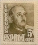 Sellos de Europa - Espa�a -  5 céntimos 1954