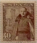 Stamps Spain -  40 céntimos 1948