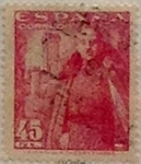 Stamps Spain -  45 céntimos 1948