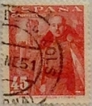 Stamps Spain -  45 céntimos 1950