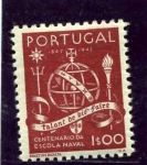 Sellos de Europa - Portugal -  Centenario de la Escuela Naval