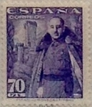Stamps Spain -  70 céntimos 1948