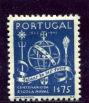 Sellos de Europa - Portugal -  Centenario de la Escuela Naval