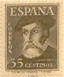 Stamps Spain -  35 céntimos 1948