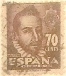 Stamps Spain -  70 céntimos 1948