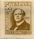 Stamps Spain -  50 céntimos 1948