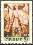 Stamps : America : Bolivia :  PINTURA.  ARCABUCERO,  AUTOR  ANÒNIMO.