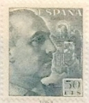 Stamps Spain -  50 céntimos 1949