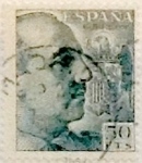 Stamps Spain -  50 céntimos 1949