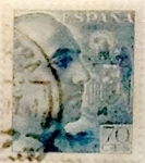 Stamps Spain -  70 céntimos 1949