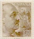Stamps Spain -  10 pesetas 1949