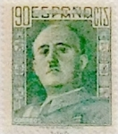 Stamps Spain -  90 céntimos 1949