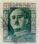 Stamps Spain -  90 céntimos 1949
