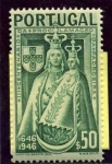 Stamps : Europe : Portugal :  III Centenario de la Proclamacion de la Virgen como Patrona de Portugal