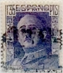 Stamps Spain -  1,35 pesetas 1949
