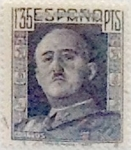 Stamps Spain -  1,35 pesetas 1949