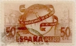 Stamps Spain -  50 céntimos 1949