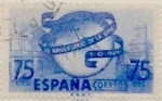 Sellos de Europa - Espa�a -  75 céntimos 1949