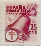 Sellos de Europa - Espa�a -  25 céntimos 1949