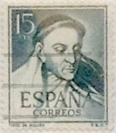 Stamps Spain -  15 céntimos 1950